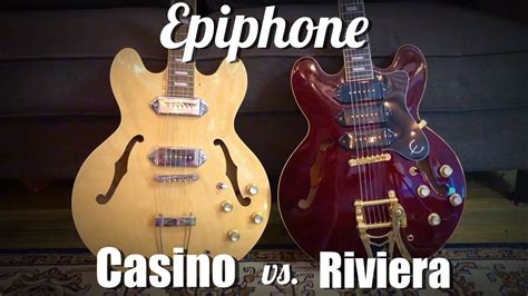 Epiphone casino vs riviera p93